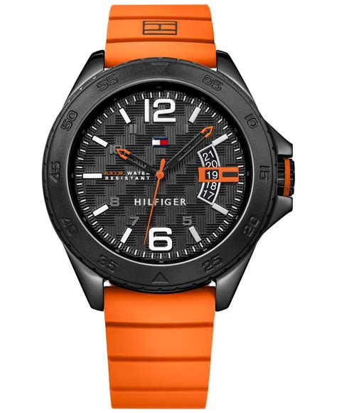 reloj tommy hilfiger hombre deportivo|tommy hilfiger silicone strap watch.